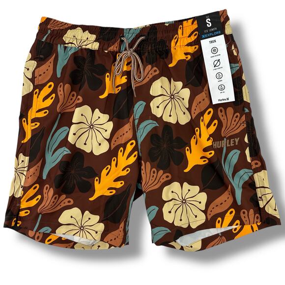 Hurley Explore H20 Dri Trek II Walk Board Shorts Mens Sz Small 17.5" Eclipse - Picture 1 of 7